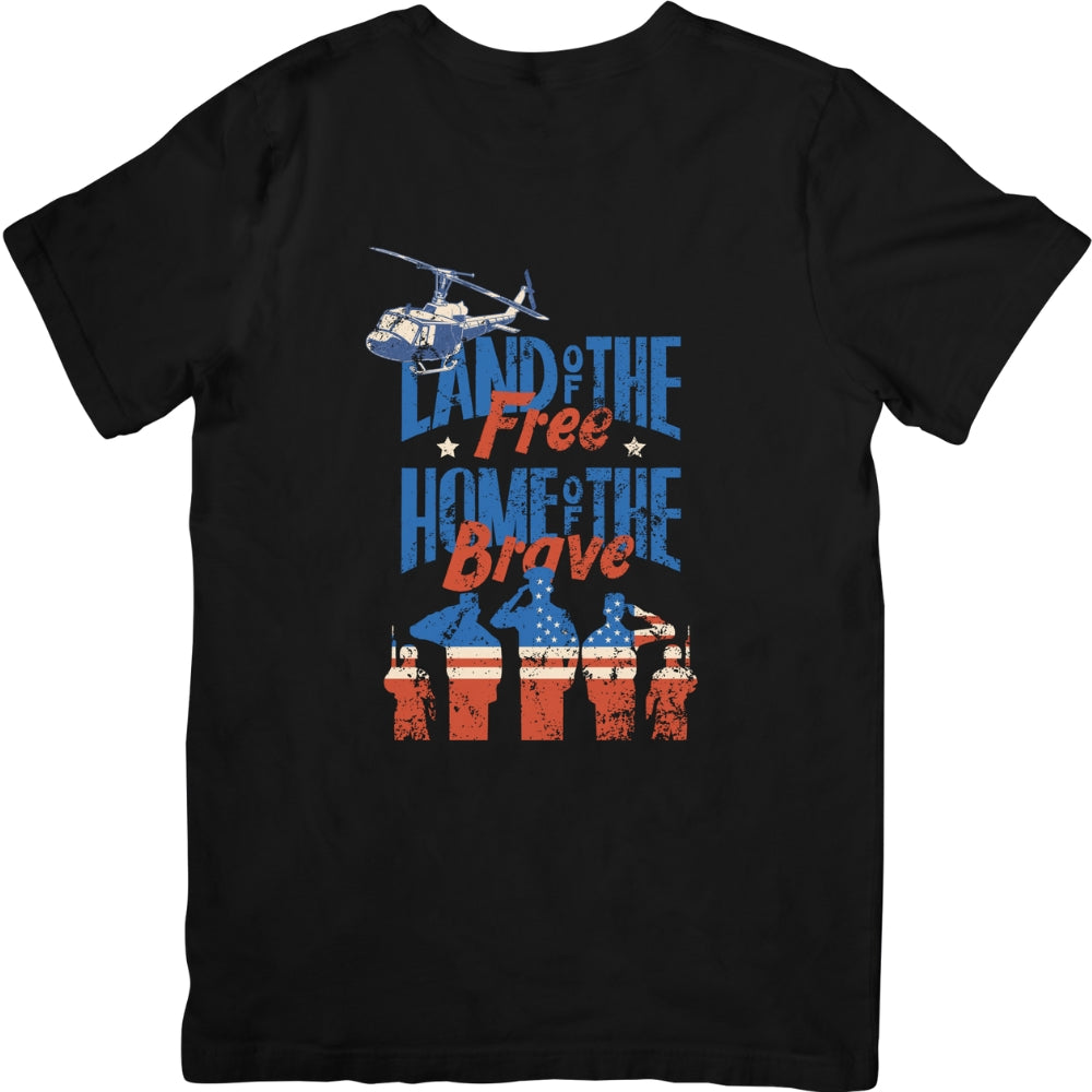 Land Of The Free Home Of The Brave T-Shirt