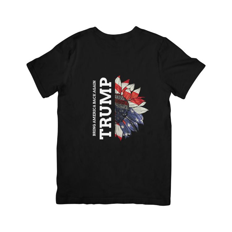 TRUMP - Vintage flower - Short sleeve T-Shirt